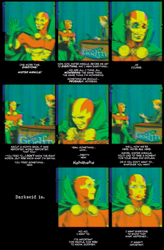 Illustration for article titled Mister Miracle spirals out of control in his dazzling new comic